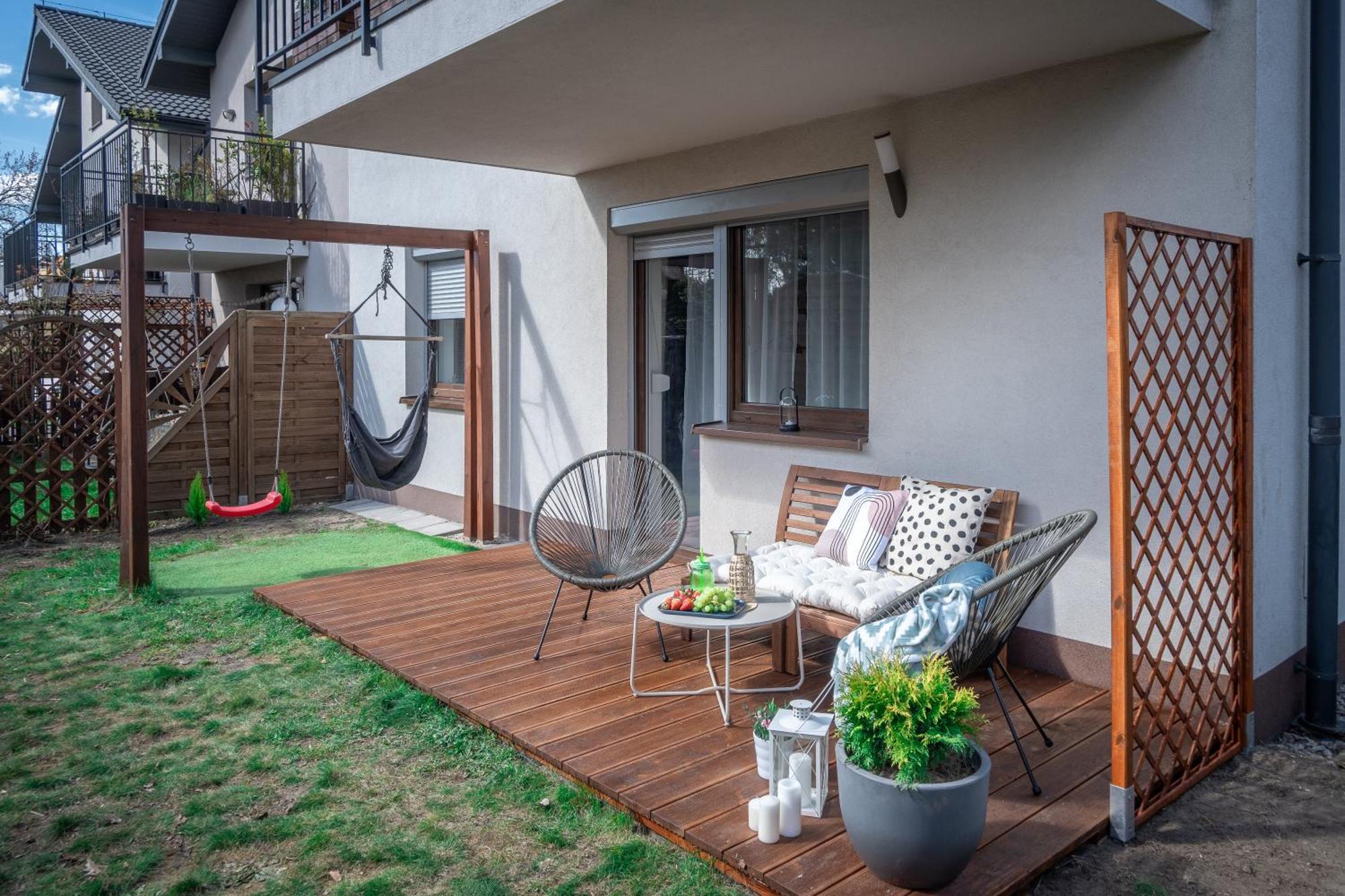 Malinowelove Aircon, 3 Rooms, Parking, Ogrod Краков Экстерьер фото